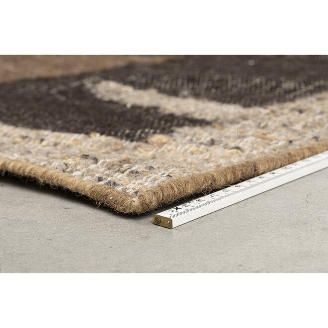 Vloerkleed Briton 200x300 bruin