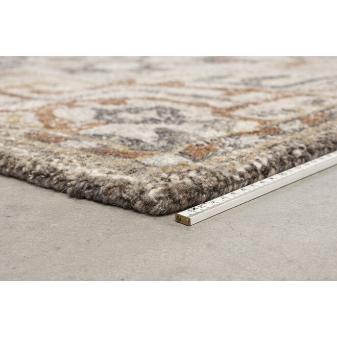 Vloerkleed Amori 200x300 Grijs/Brick