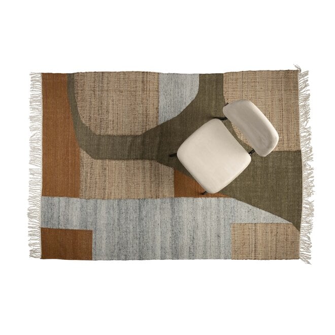 Vloerkleed Pavilion 160x230 Natural groen bruin