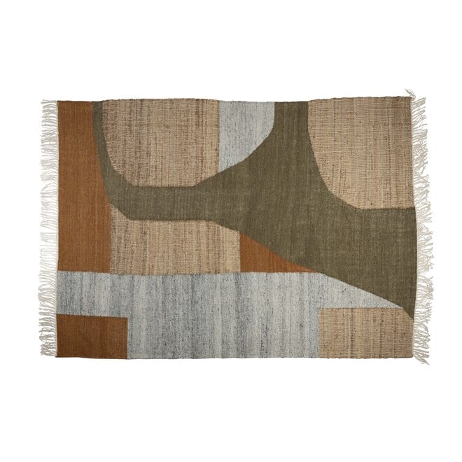 Vloerkleed Pavilion 200x300 Natural groen bruin