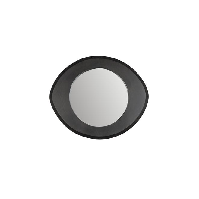 Spiegel Aren hout zwart S