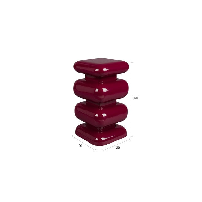 Bijzettafel Stubby Bordeaux