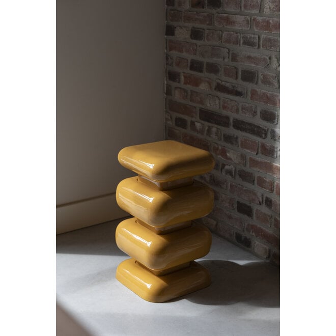 Bijzettafel  Stubby Ochre YelLaag