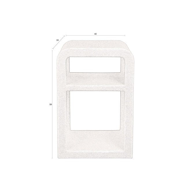 bijzettafel Bed Veda