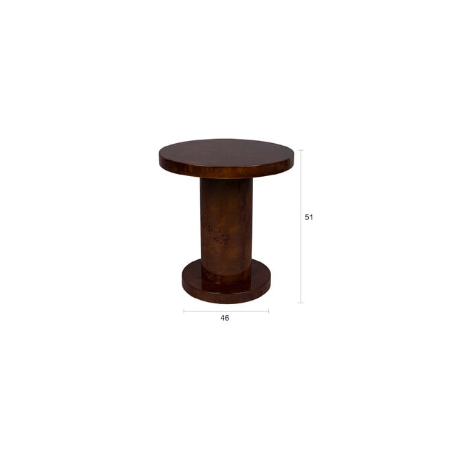 bijzettafel Quinn Walnut