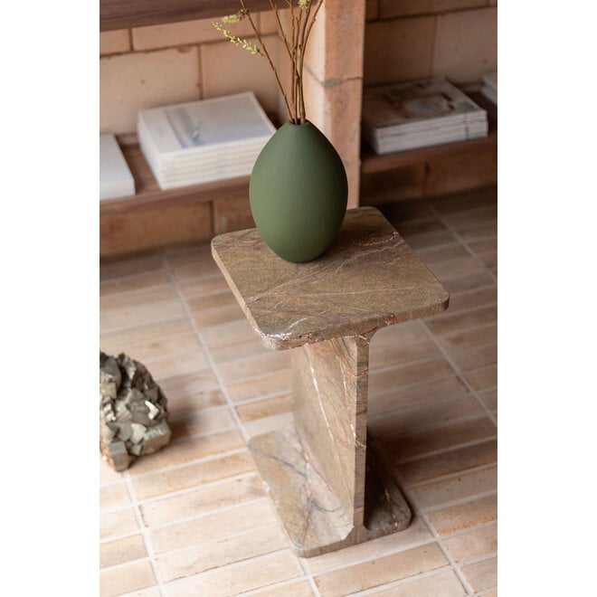 bijzettafel Satpura bruin Marble