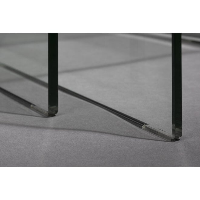 bijzettafel Vetro Set of 2 Transparant