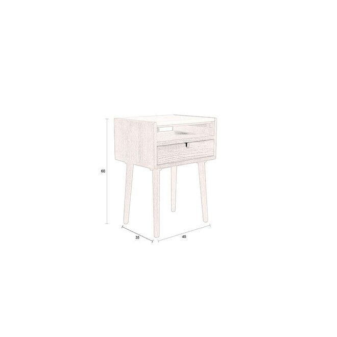bijzettafel/Bedstand Arda