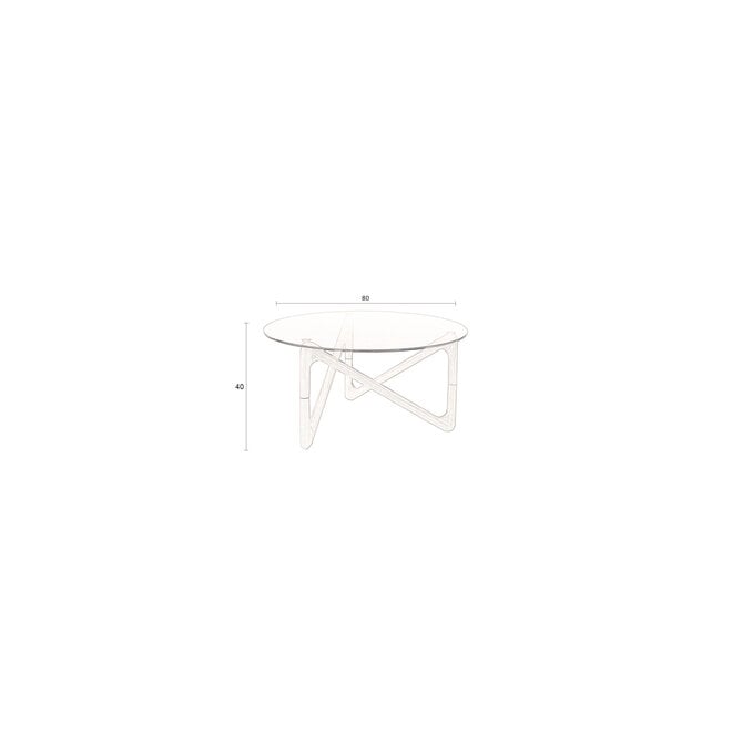 salontafel Naia Walnut