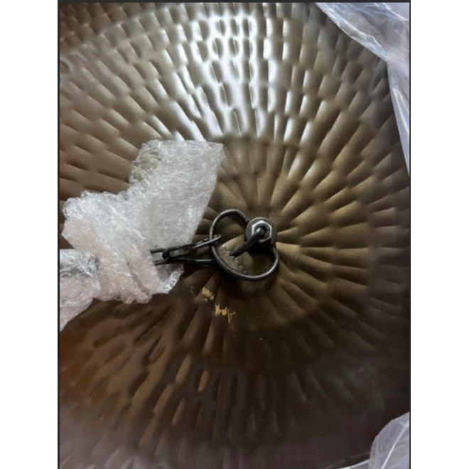 Hanglamp Ø90 / Brons antiek - 2e kansje, kleine beschadiging