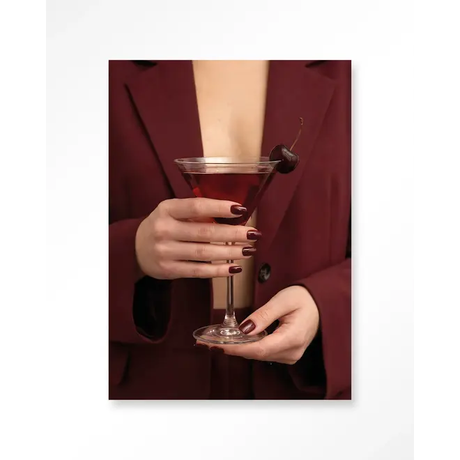 Urban Cotton Wandkleed Cherry Martini