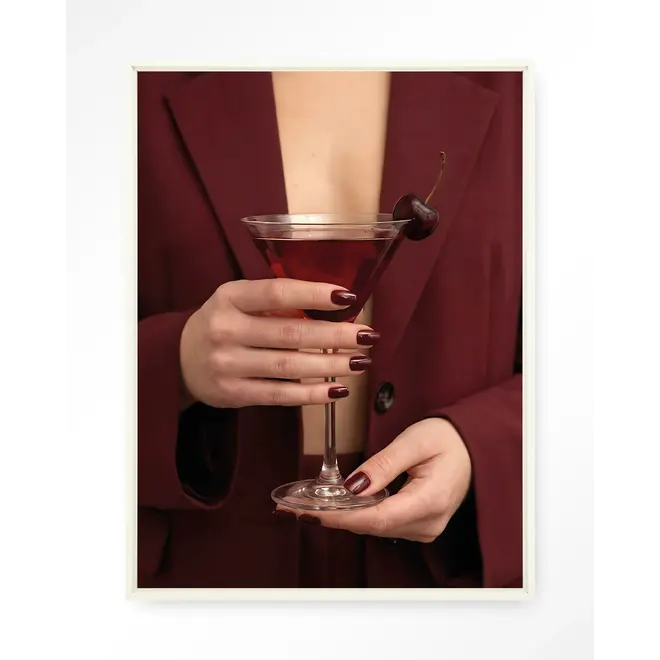 Urban Cotton Wandkleed Cherry Martini