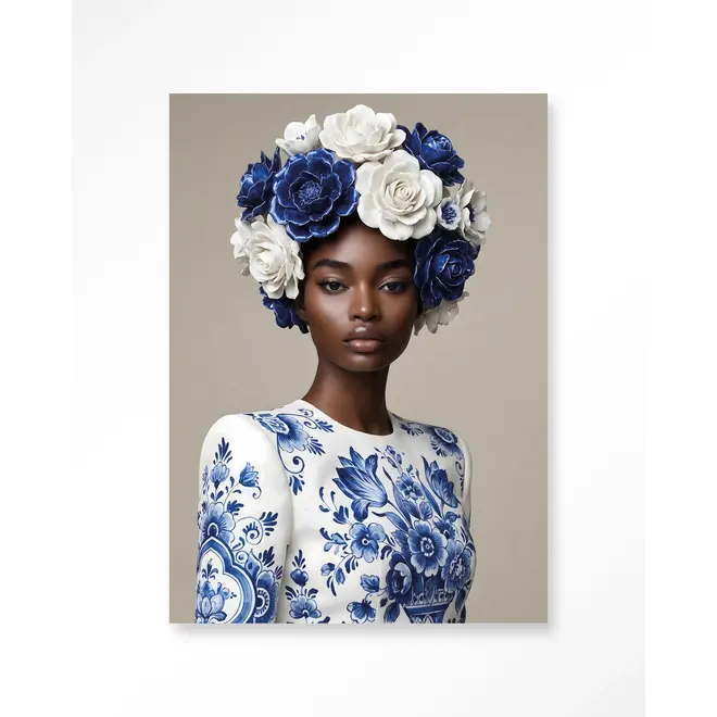 Urban Cotton Wandkleed Blue Duchess