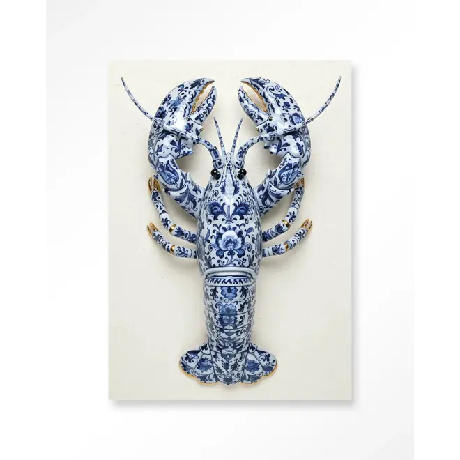 Urban Cotton Wandkleed Blue Lobster