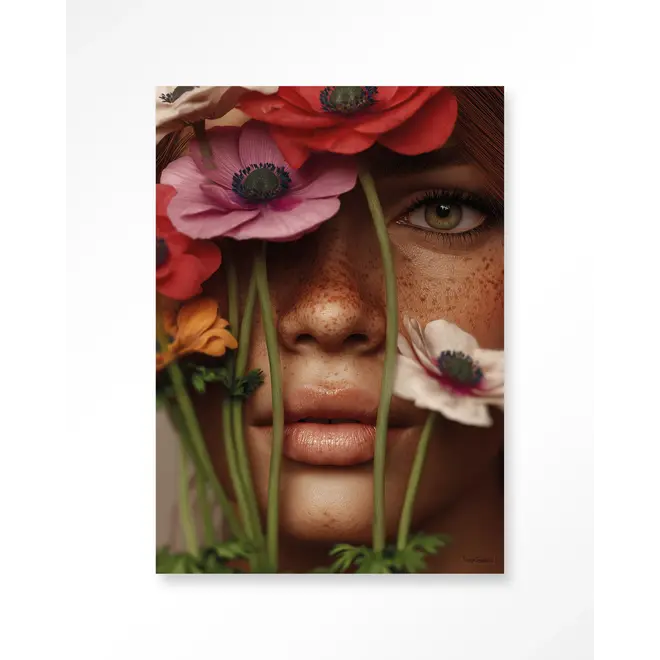 Urban Cotton Wandkleed Anemone