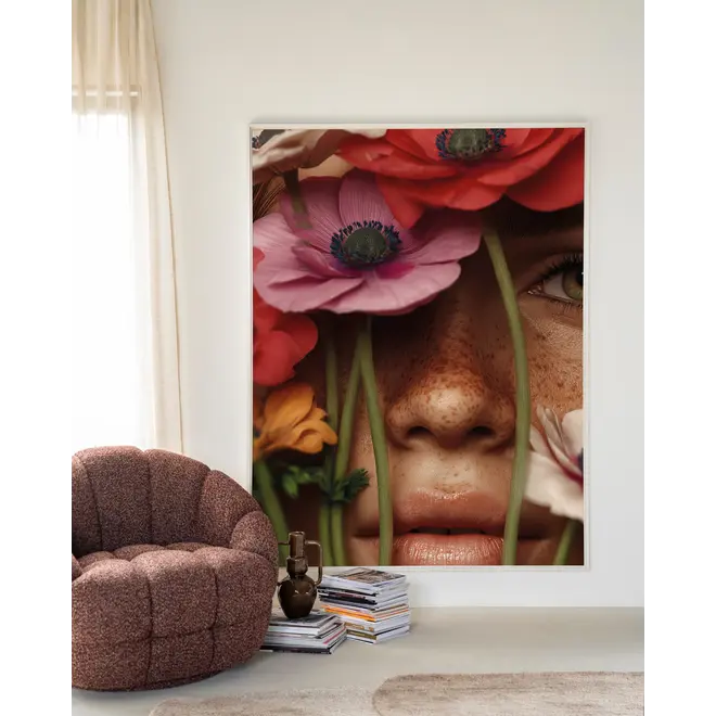 Urban Cotton Wandkleed Anemone