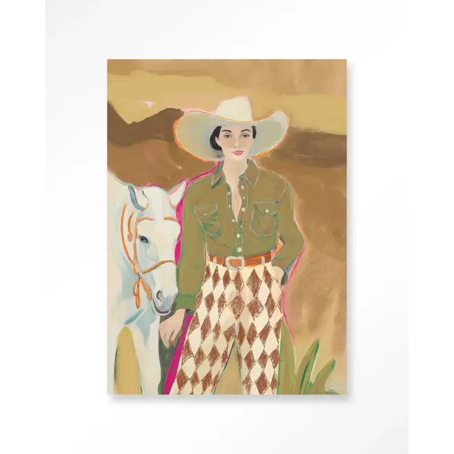 Urban Cotton Wandkleed Cowgirl 3