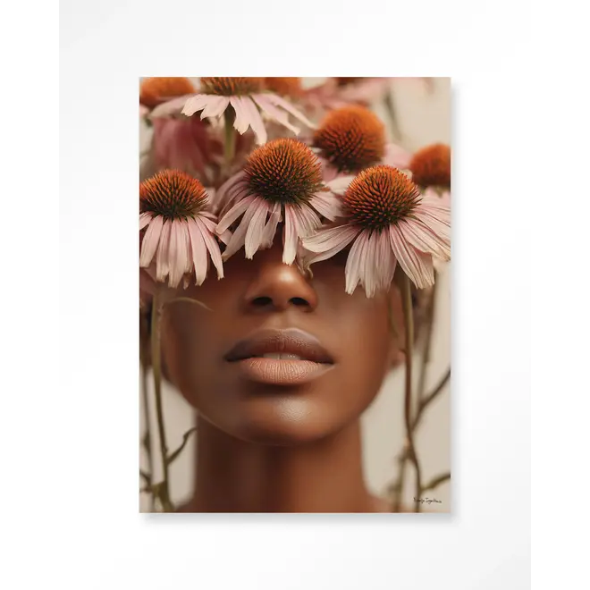 Urban Cotton Wandkleed Coneflower