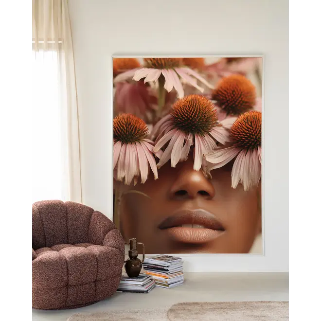 Urban Cotton Wandkleed Coneflower