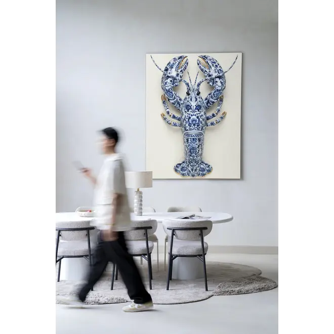 Urban Cotton Wandkleed Blue Lobster