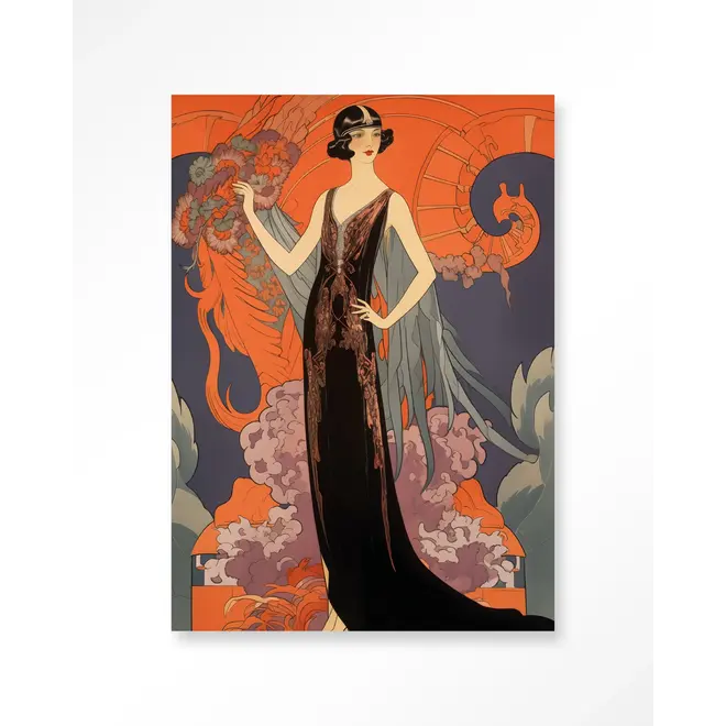 Urban Cotton Wandkleed Gatsby Lady