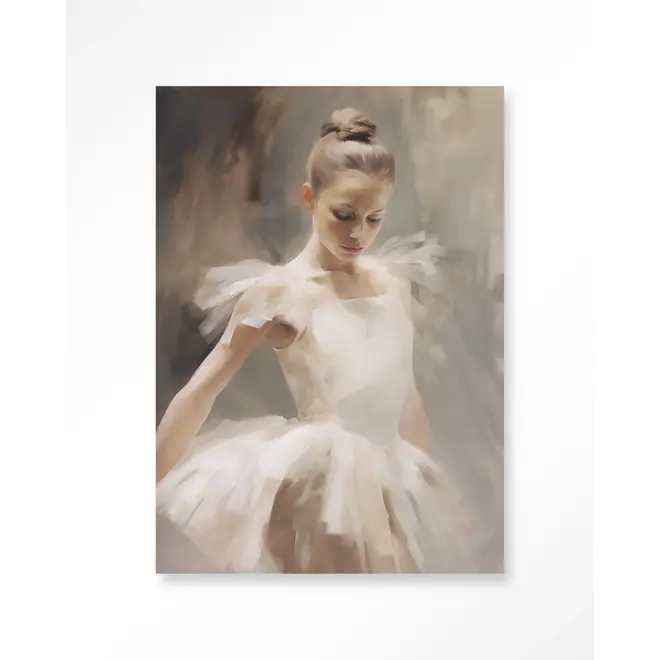 Urban Cotton Wandkleed Posing Ballerina