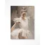 Urban Cotton Wandkleed Posing Ballerina