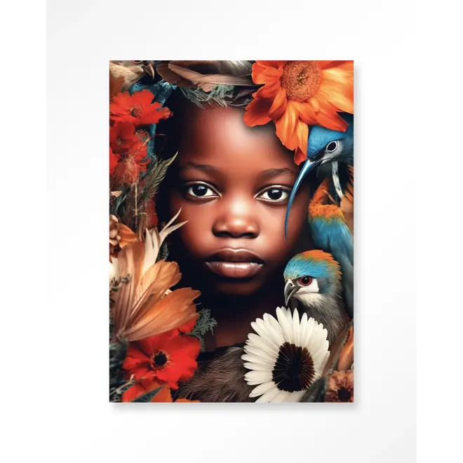 Urban Cotton Wandkleed Paradise Bird