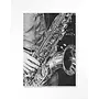 Urban Cotton Wandkleed The man with the sax