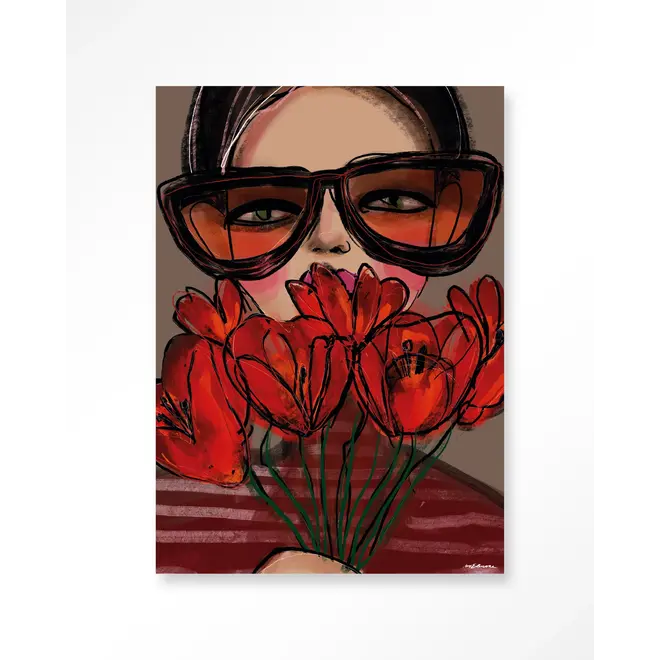 Urban Cotton Wandkleed Poppy