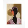 Urban Cotton Wandkleed Silhouette Lady 1