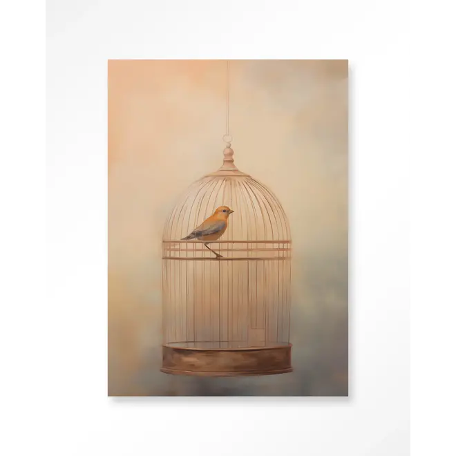 Urban Cotton Wandkleed Bird Cage