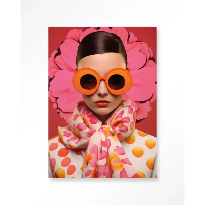 Urban Cotton Wandkleed Pink Flower