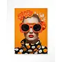Urban Cotton Wandkleed Orange Flower