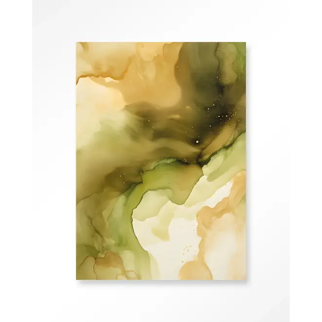 Urban Cotton Wandkleed Green Flow
