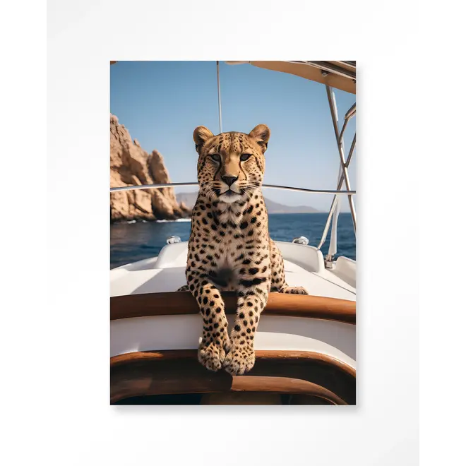 Urban Cotton Wandkleed Sailboat Cheetah