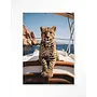 Urban Cotton Wandkleed Sailboat Cheetah