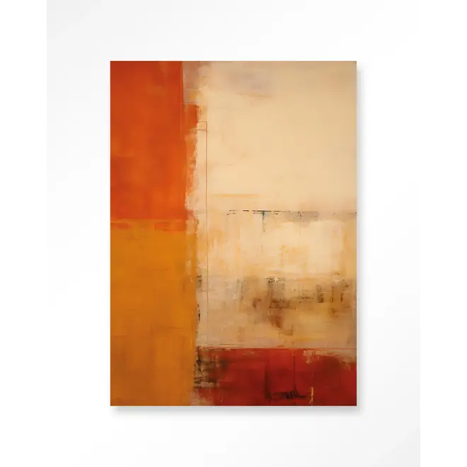 Urban Cotton Wandkleed Rusty Abstract