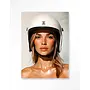 Urban Cotton Wandkleed Chanel Helmet