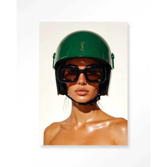 Urban Cotton Wandkleed Saint Laurent Helmet