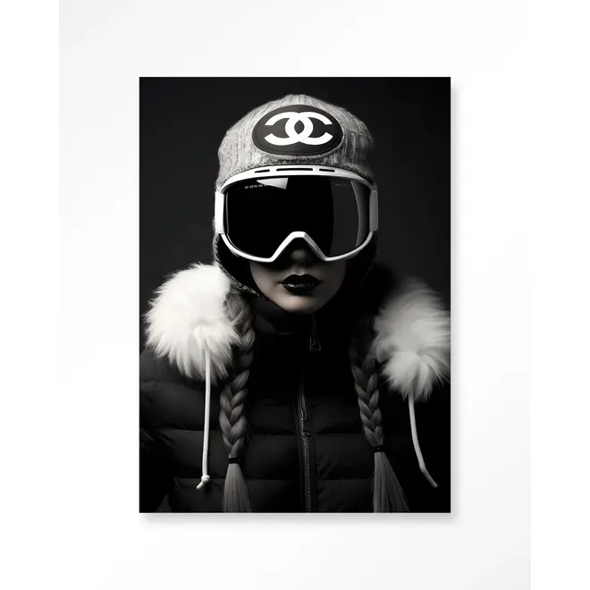 Urban Cotton Wandkleed Luxury Snow Girl
