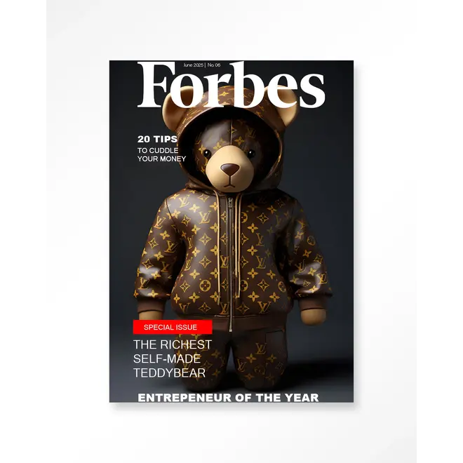 Urban Cotton Wandkleed Selfmade Teddybear