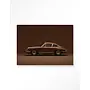 Urban Cotton Wandkleed Brown Porsche