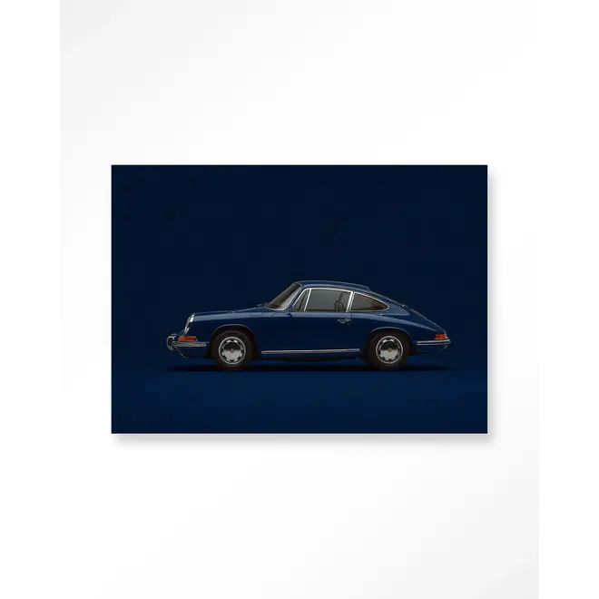 Urban Cotton Wandkleed Blue Porsche