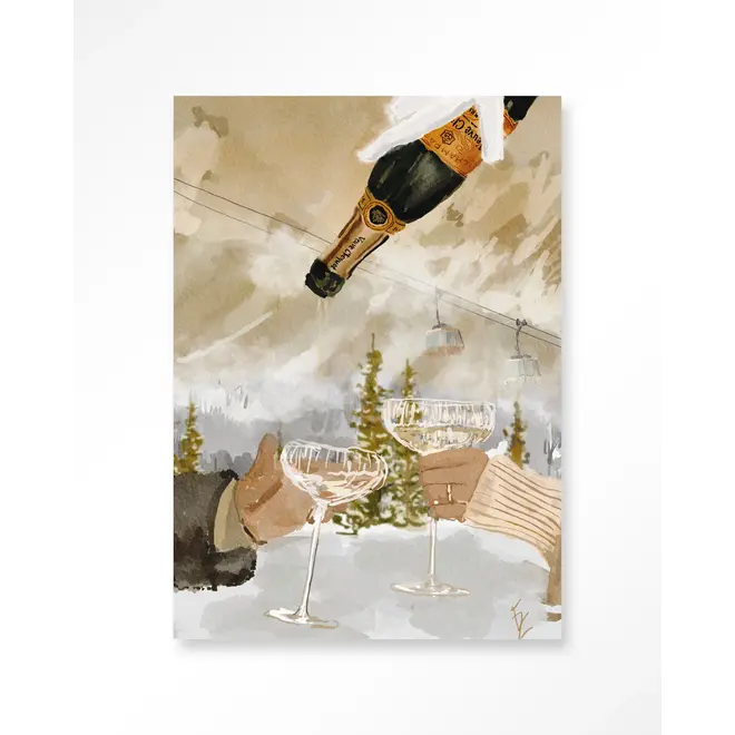 Urban Cotton Wandkleed Winter Champagne