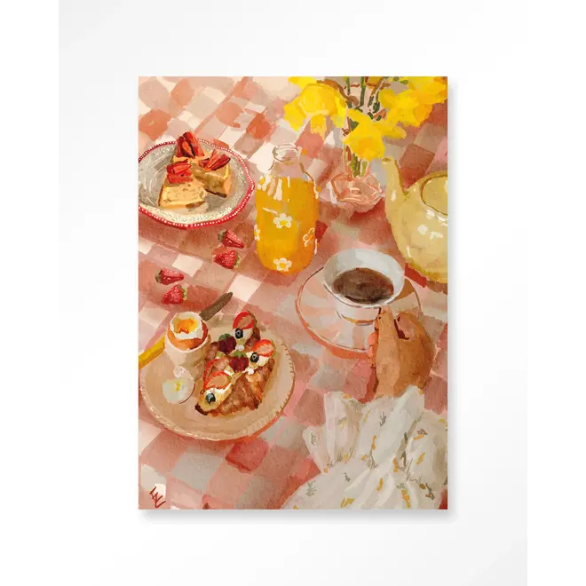 Urban Cotton Wandkleed Spring Breakfast