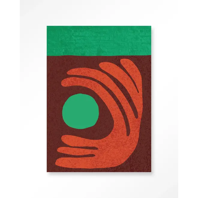 Urban Cotton Wandkleed Elements Green