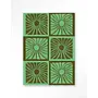 Urban Cotton Wandkleed Suns In Green