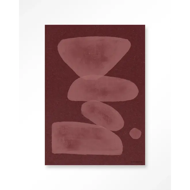 Urban Cotton Wandkleed Elementa Burgundy 1