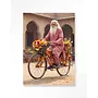 Urban Cotton Wandkleed Flower Bike